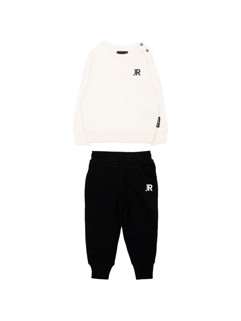 John Richmond Junior logo-print tracksuit set - Toni neutri