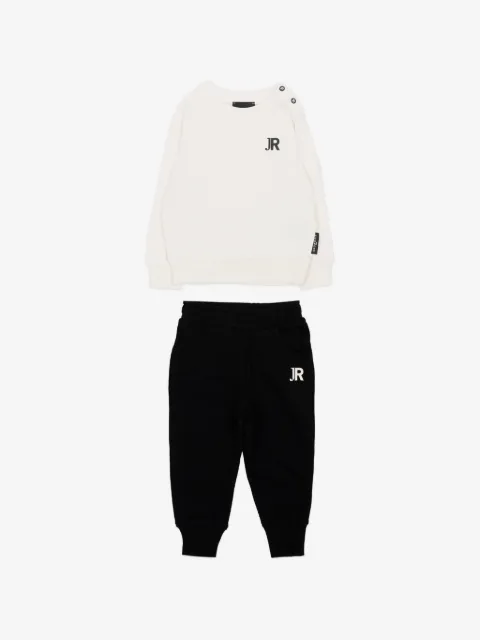 John Richmond Junior traje deportivo con logo estampado