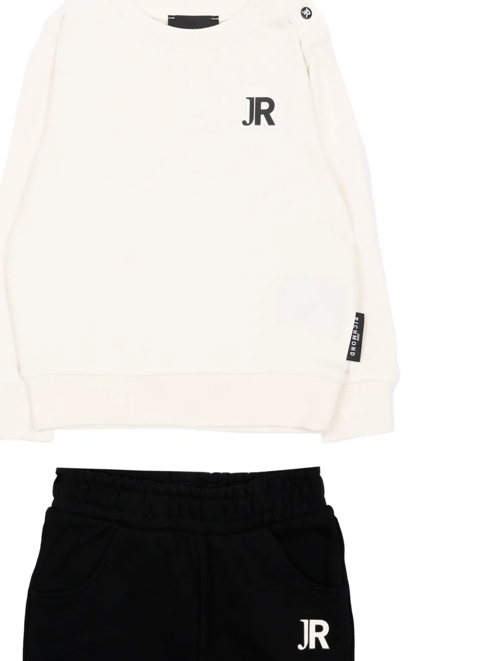 John Richmond Junior Trainingspak met logoprint Beige