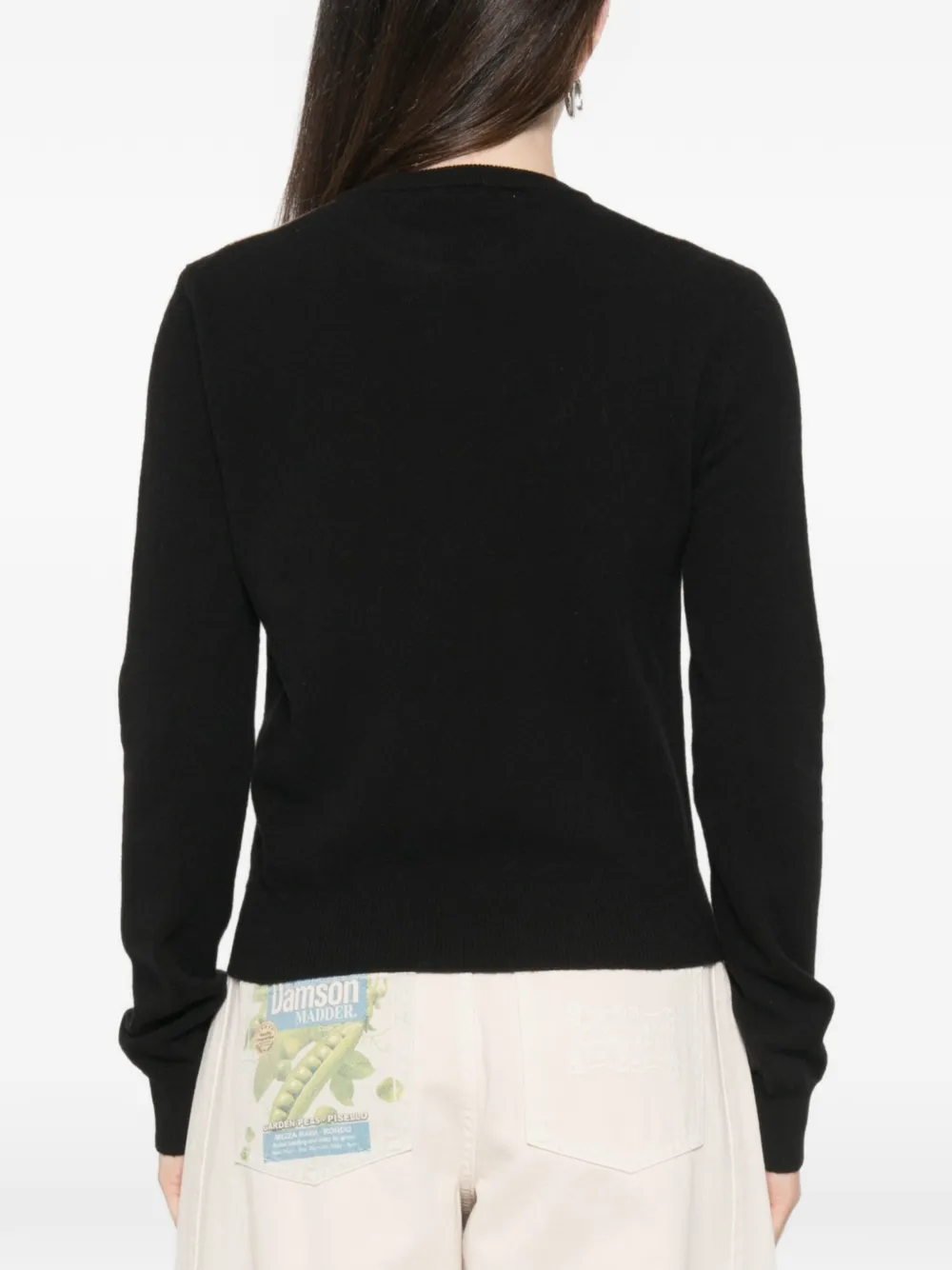 Jucca Trui met argyle patroon Zwart