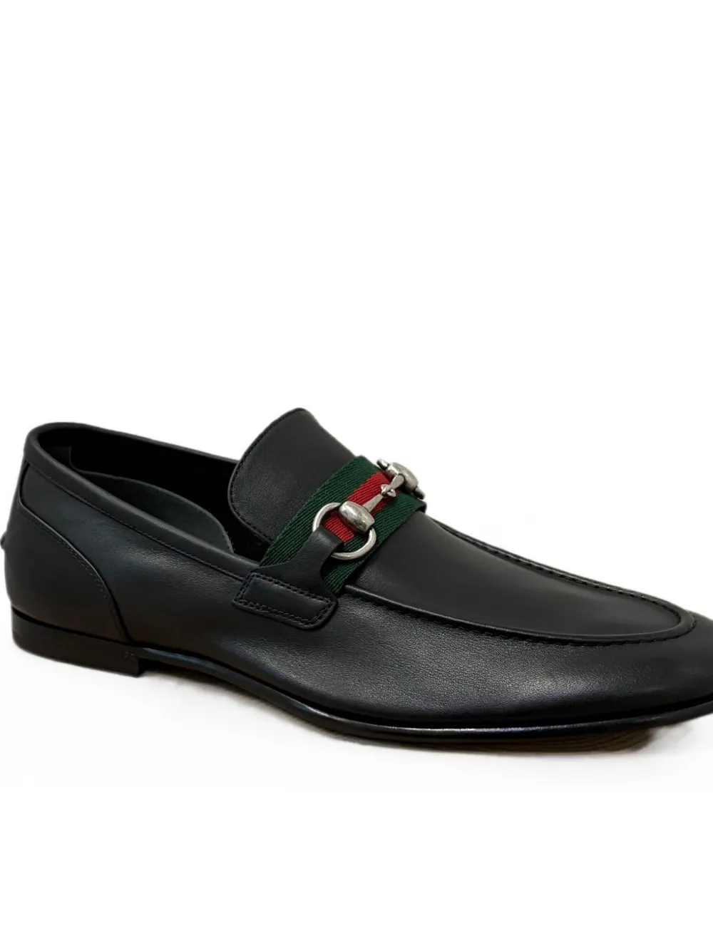 Gucci Como Horsebit-detail loafers Zwart