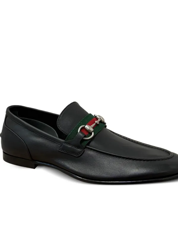 GUCCI モノグラムホースビットローファー Gucci ホースビット ローファー | ブラック | FARFETCH JP