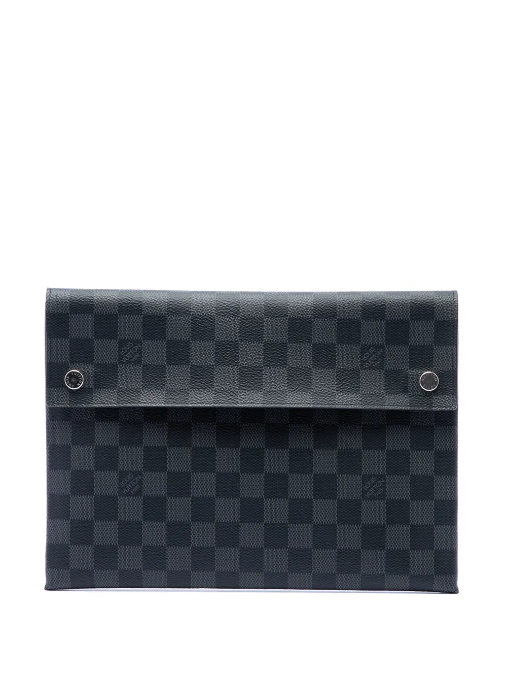 Louis Vuitton Pre-Owned 2019 Damier Graphite Alpha Pochette GM clutch bag - Schwarz
