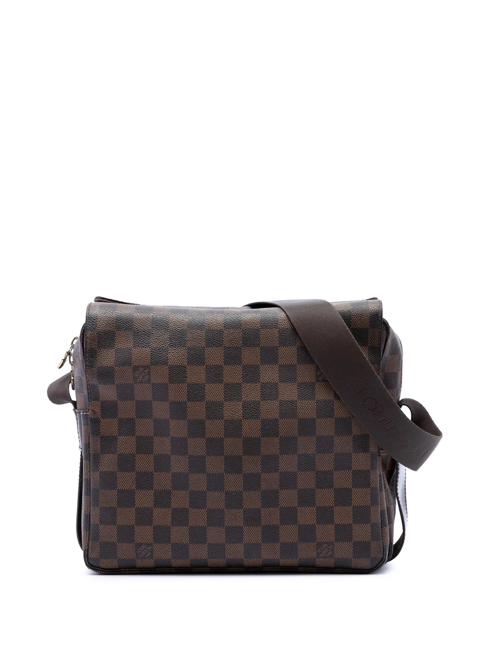 Louis Vuitton Pre-Owned 2009 Damier Ebene Naviglio crossbody bag - Marrone