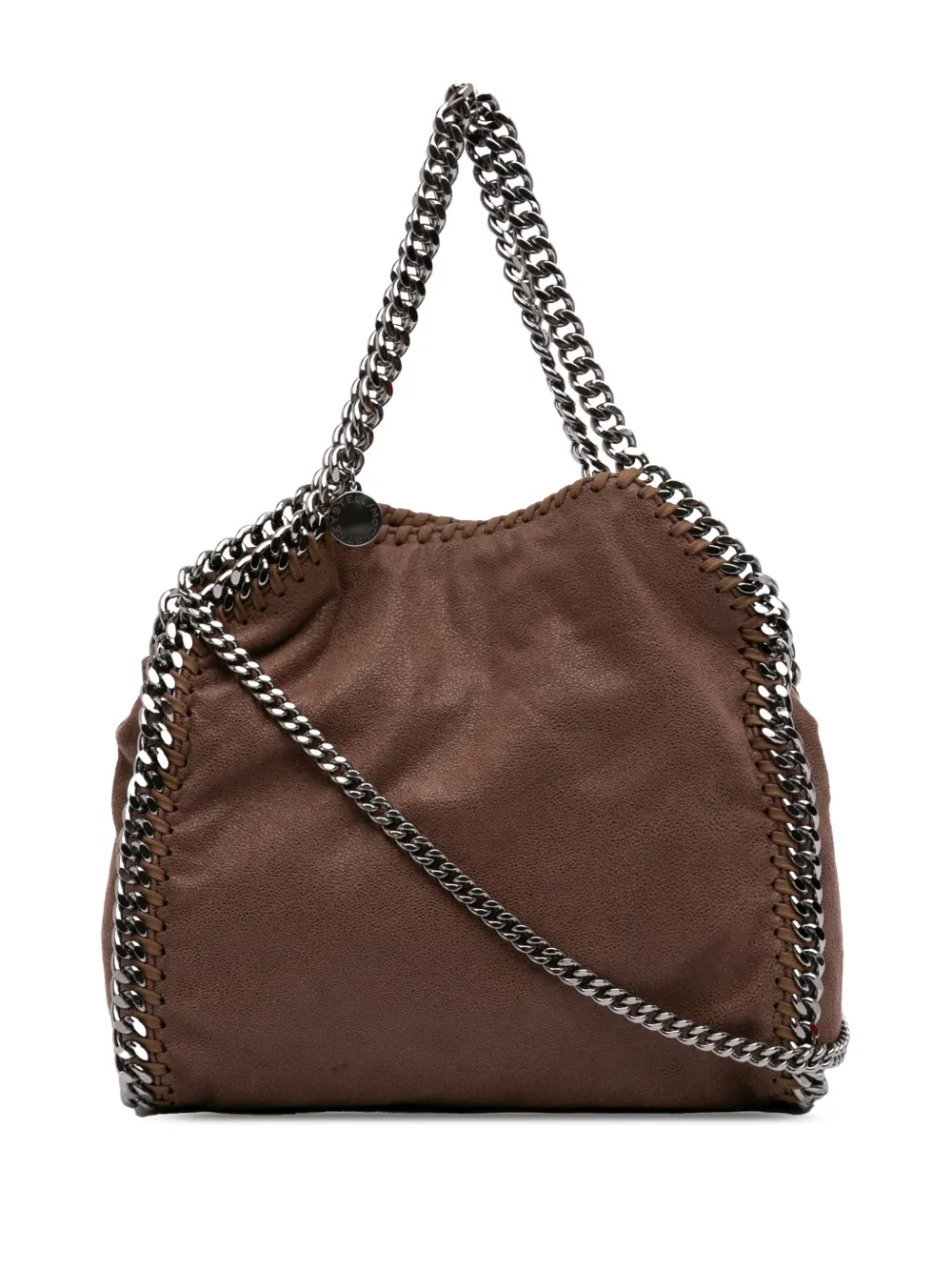 Stella McCartney Pre-Owned 2010-2026 Mini Shaggy Deer Falabella satchel - Marrone