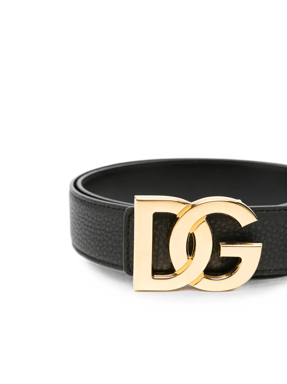 Dolce & Gabbana Riem met logogesp Zwart