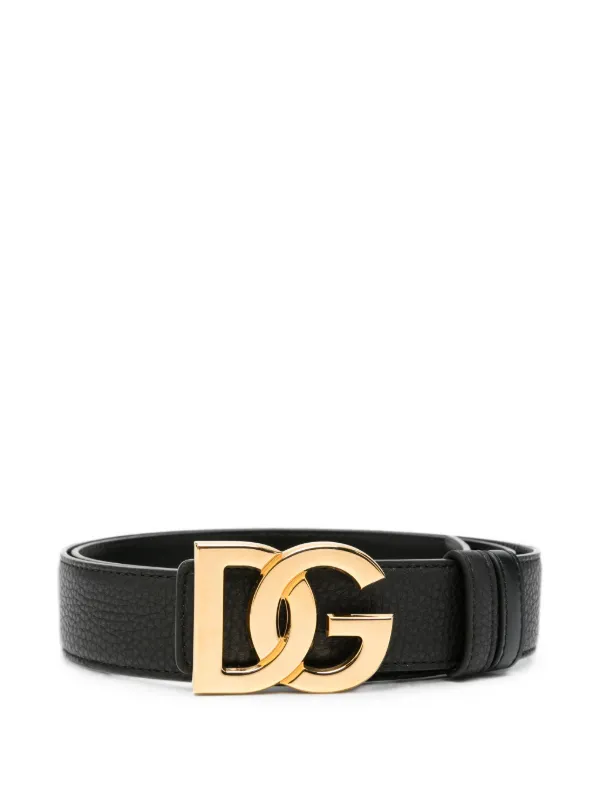 f*t様 D&G ロゴバックル ベルト ブラック Dolce & Gabbana ロゴバックル ベルト | ブラック | FARFETCH JP