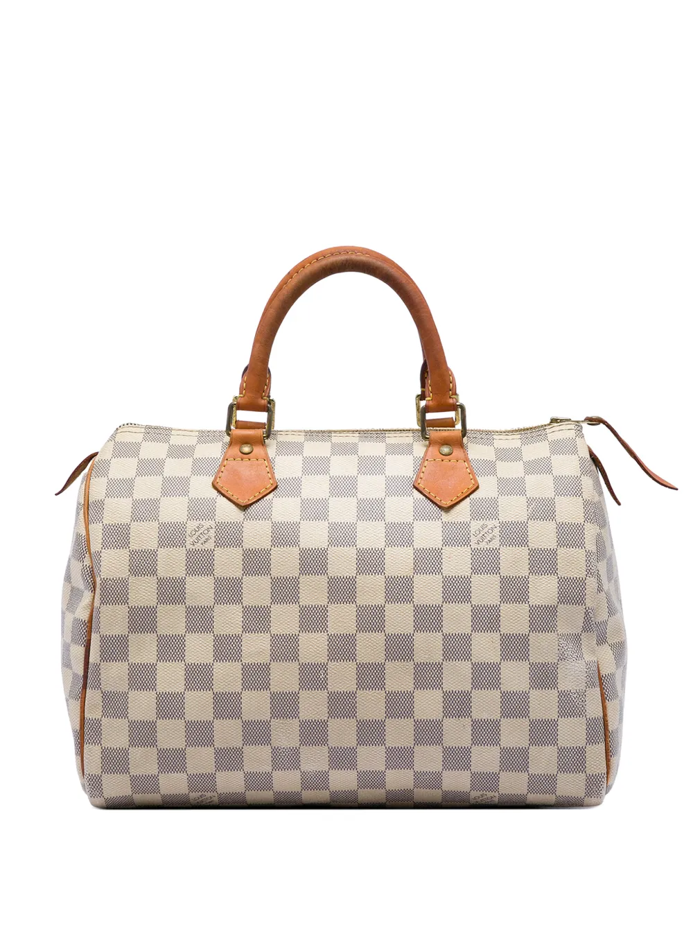 Louis Vuitton Pre-Owned 2011 Damier Azur Speedy 30 boston bag - Bianco