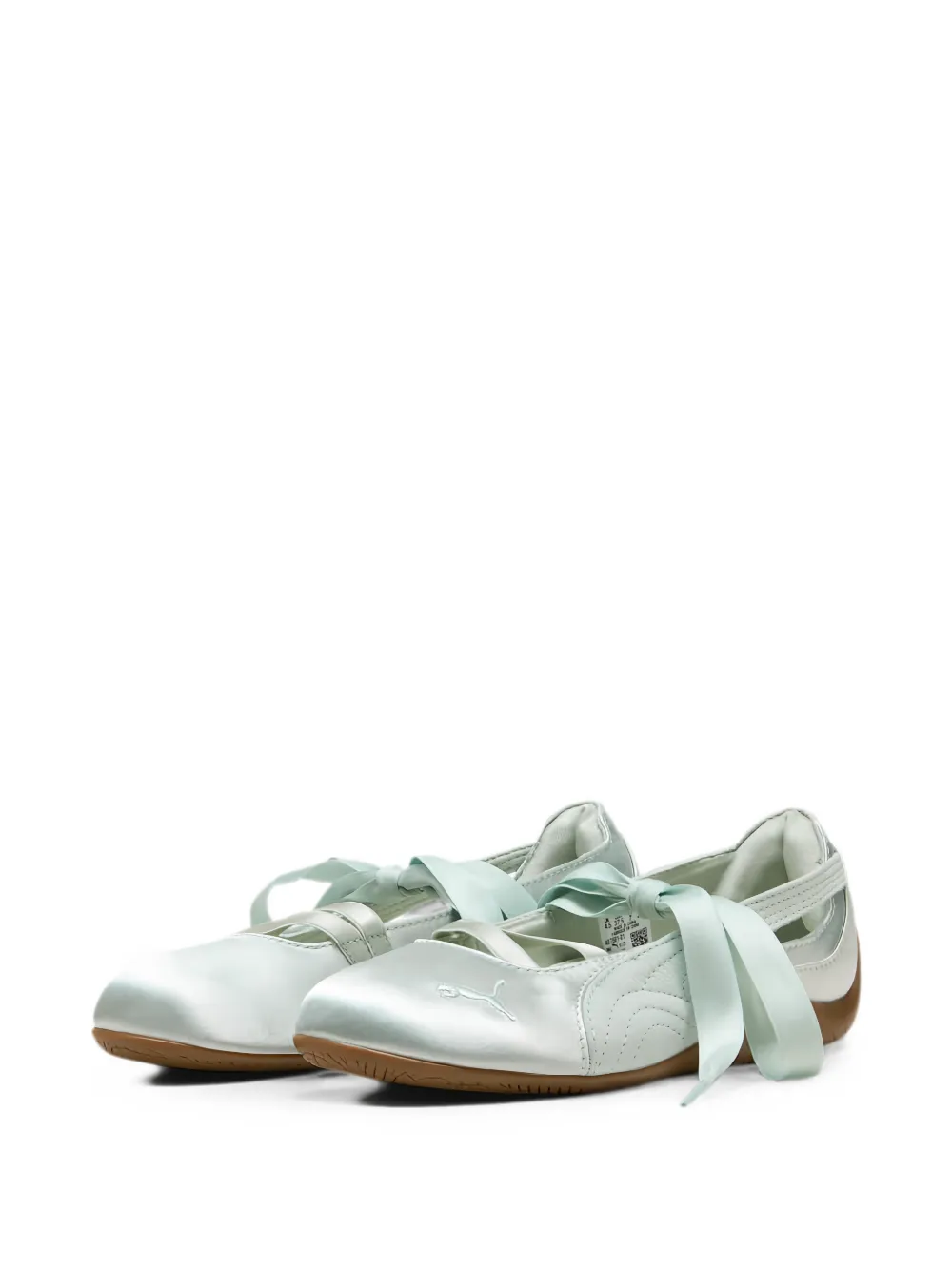 PUMA Speedcat satijnen ballerina's Groen