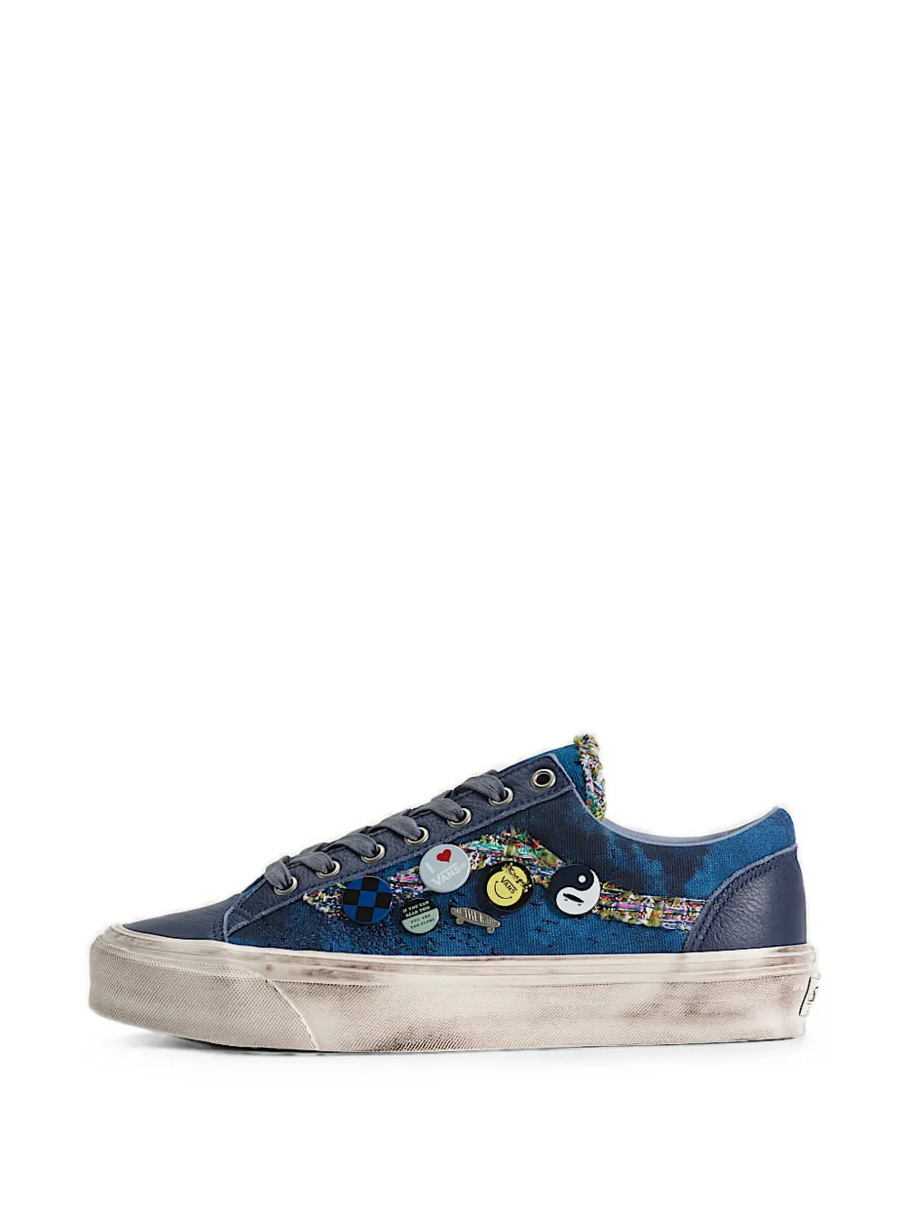 Vans Old Skool 36 LX sneakers verfraaid met speld Blauw