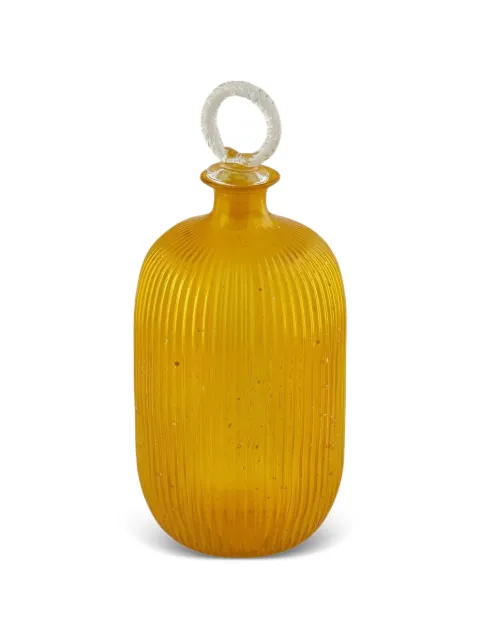 ENZO DE GASPERI ribbed glass vase