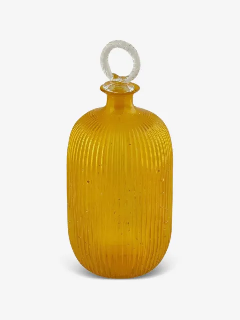 ENZO DE GASPERI ribbed glass vase