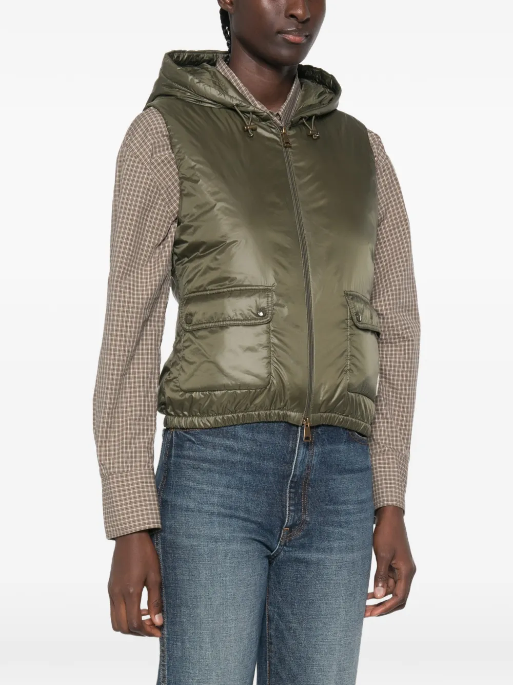 Moncler Lansette bodywarmer Groen
