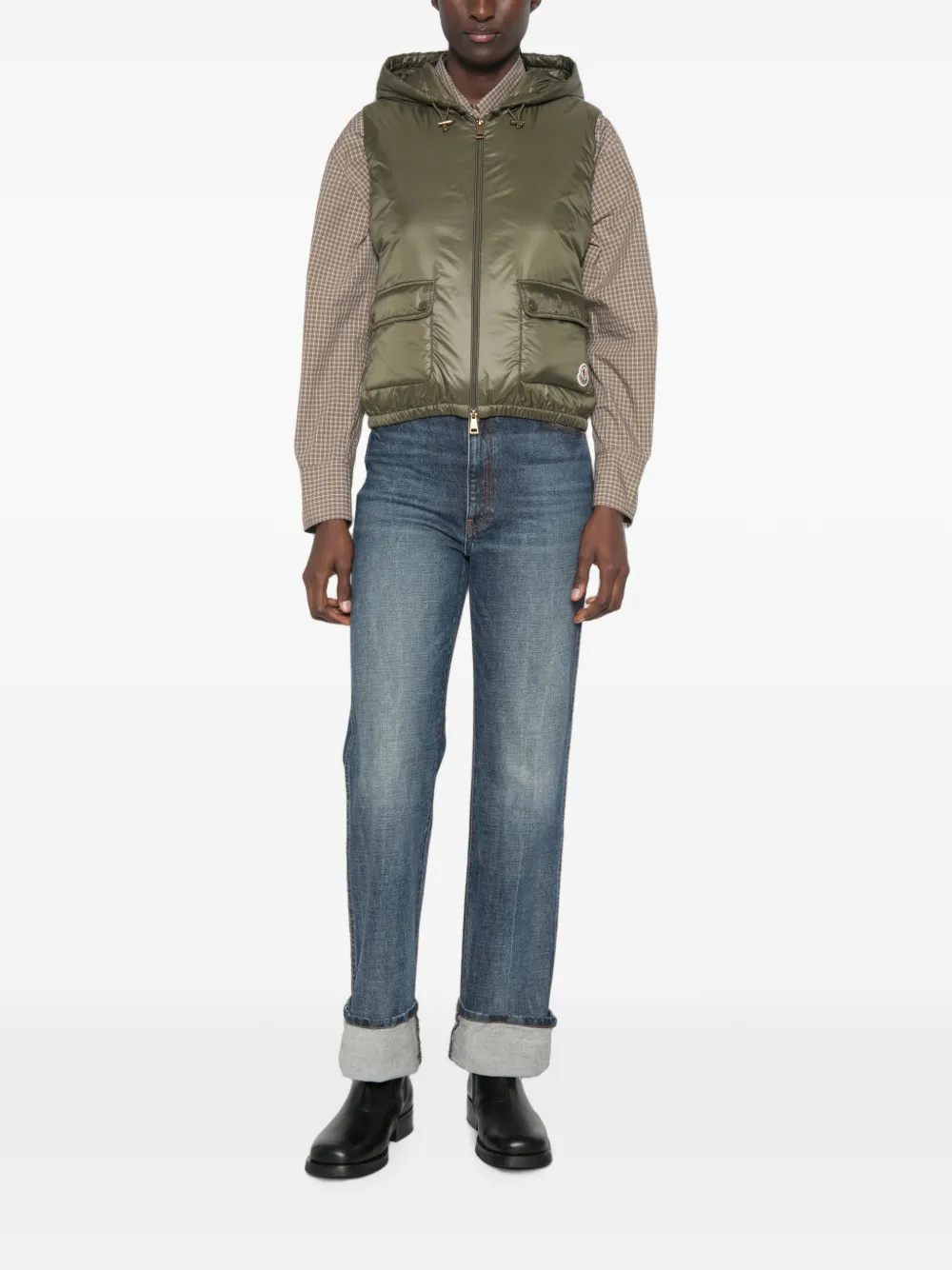Moncler Lansette bodywarmer Groen
