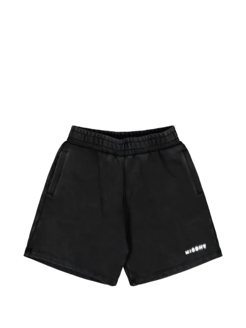 MISBHV Community logo-print track shorts