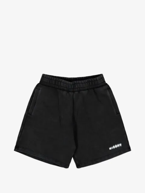 MISBHV Community logo-print track shorts