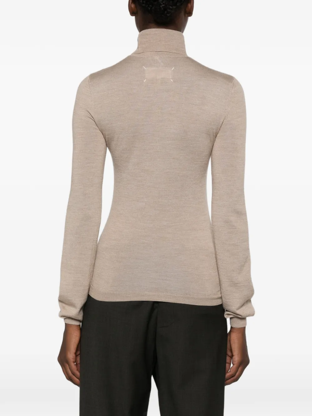 Maison Margiela Coltrui met lange mouwen Beige