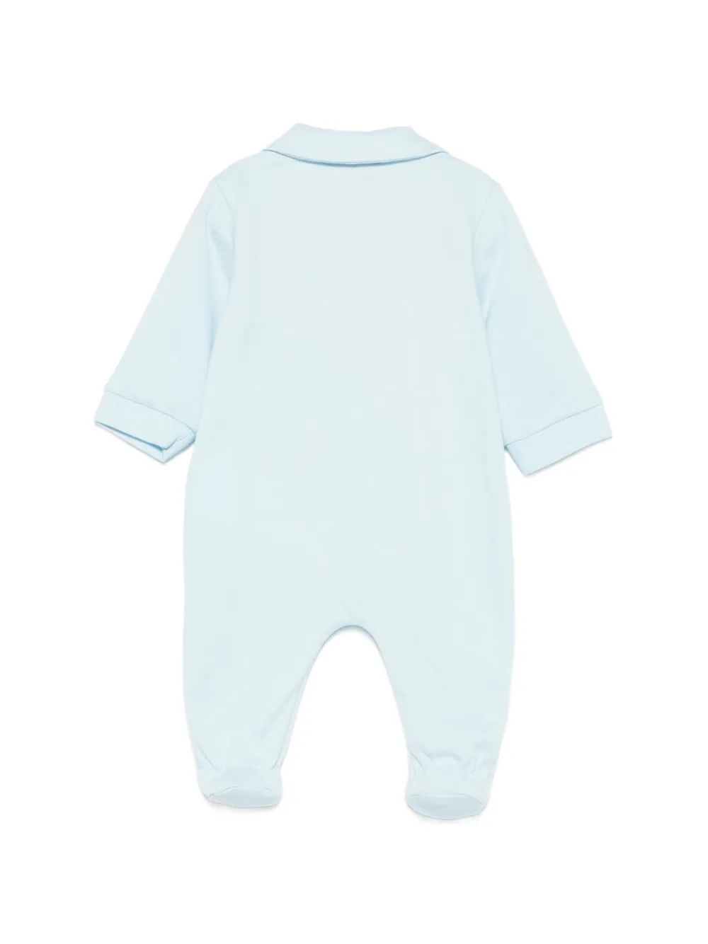 Moschino Kids Pyjama met logoprint Blauw