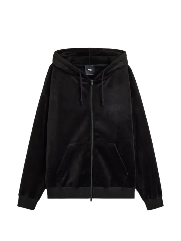 Y-3 ジップアップ パーカー | ブラック | FARFETCH JP
