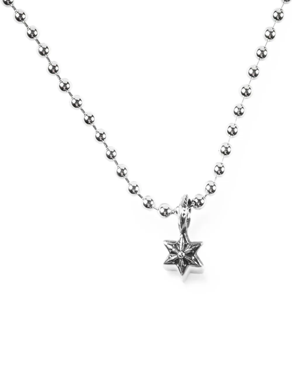 Chrome Hearts ネックレス シルバー Chrome Hearts star-pendant Necklace | Silver | FARFETCH