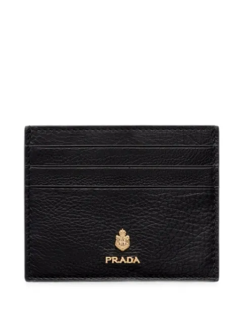 Prada leather card holder