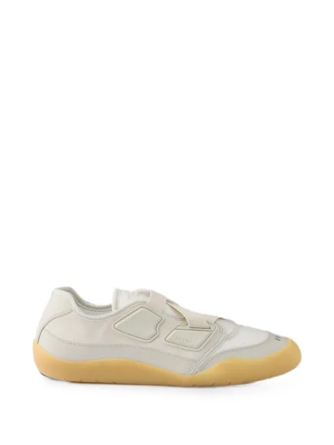 Prada Speedrock leather and mesh fabric sneakers