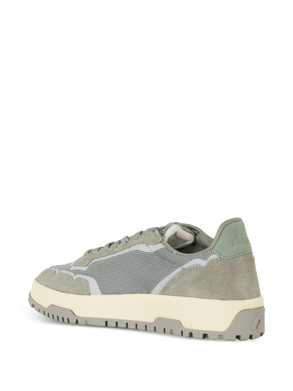 Autry Wildplace suede-panel sneakers Groen