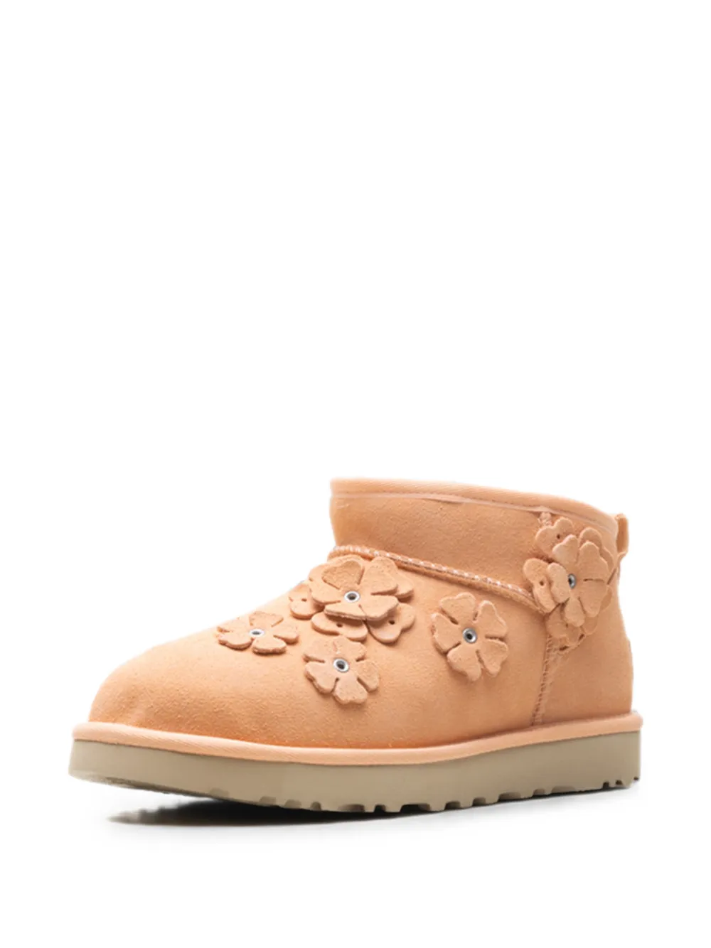 UGG Classic Ultra Mini Fleur ankle boots Oranje
