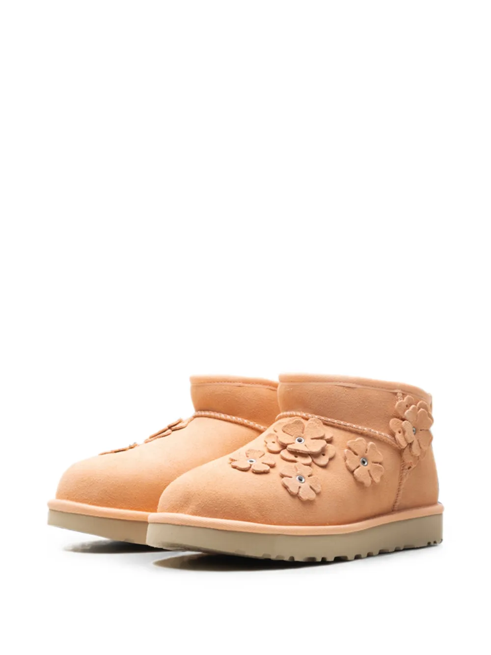 UGG Classic Ultra Mini Fleur ankle boots Oranje
