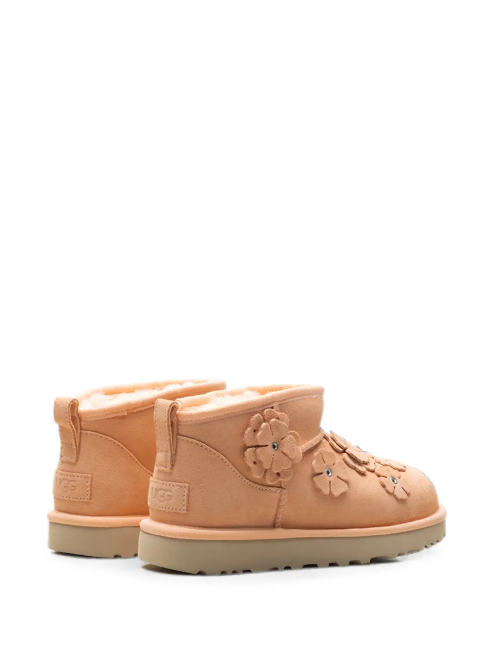 UGG Classic Ultra Mini Fleur ankle boots Oranje