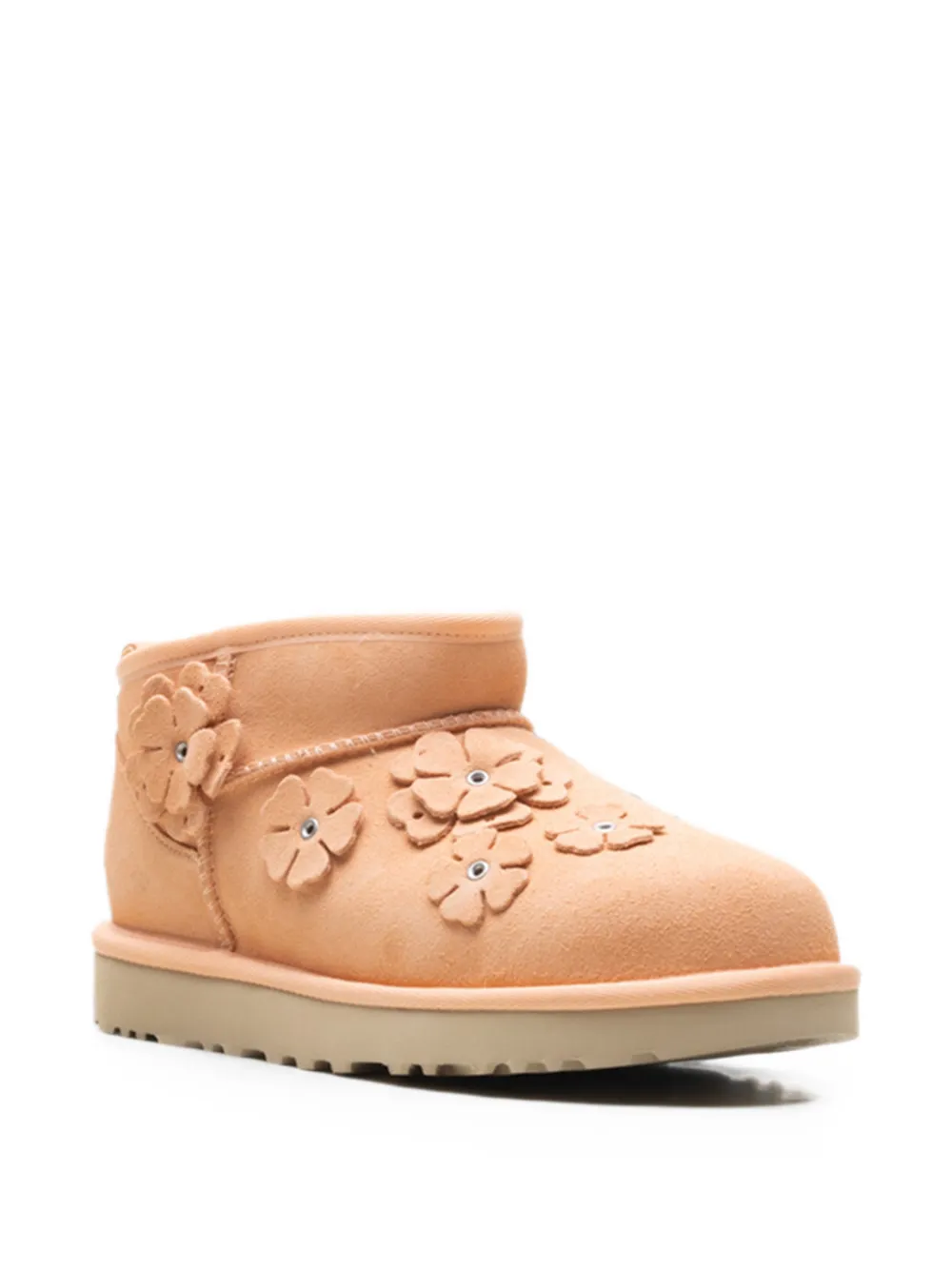 UGG Classic Ultra Mini Fleur ankle boots Oranje