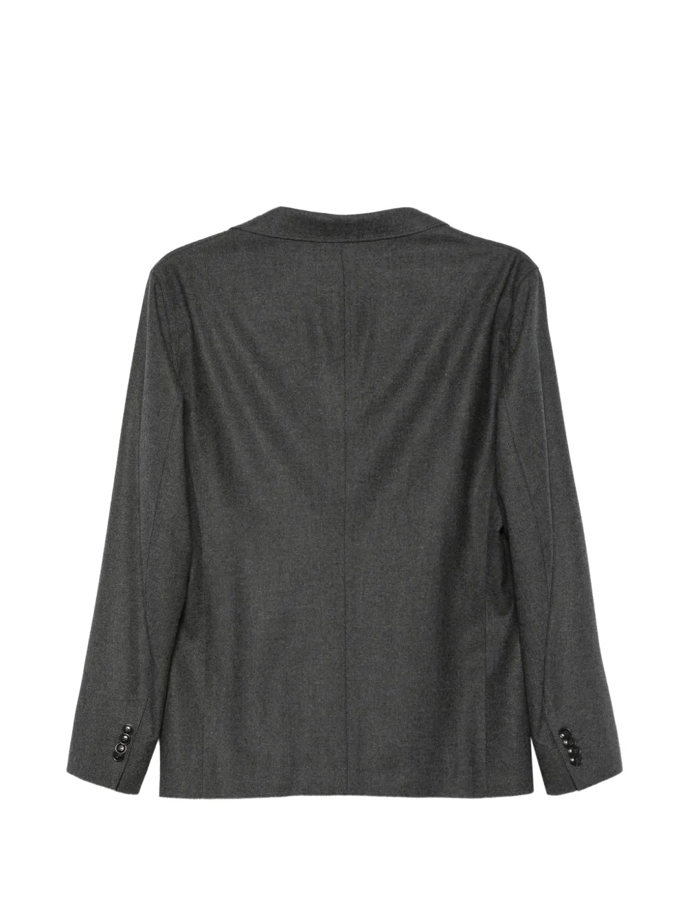 Giorgio Armani Blazer met enkele rij knopen en gekerfde revers Grijs