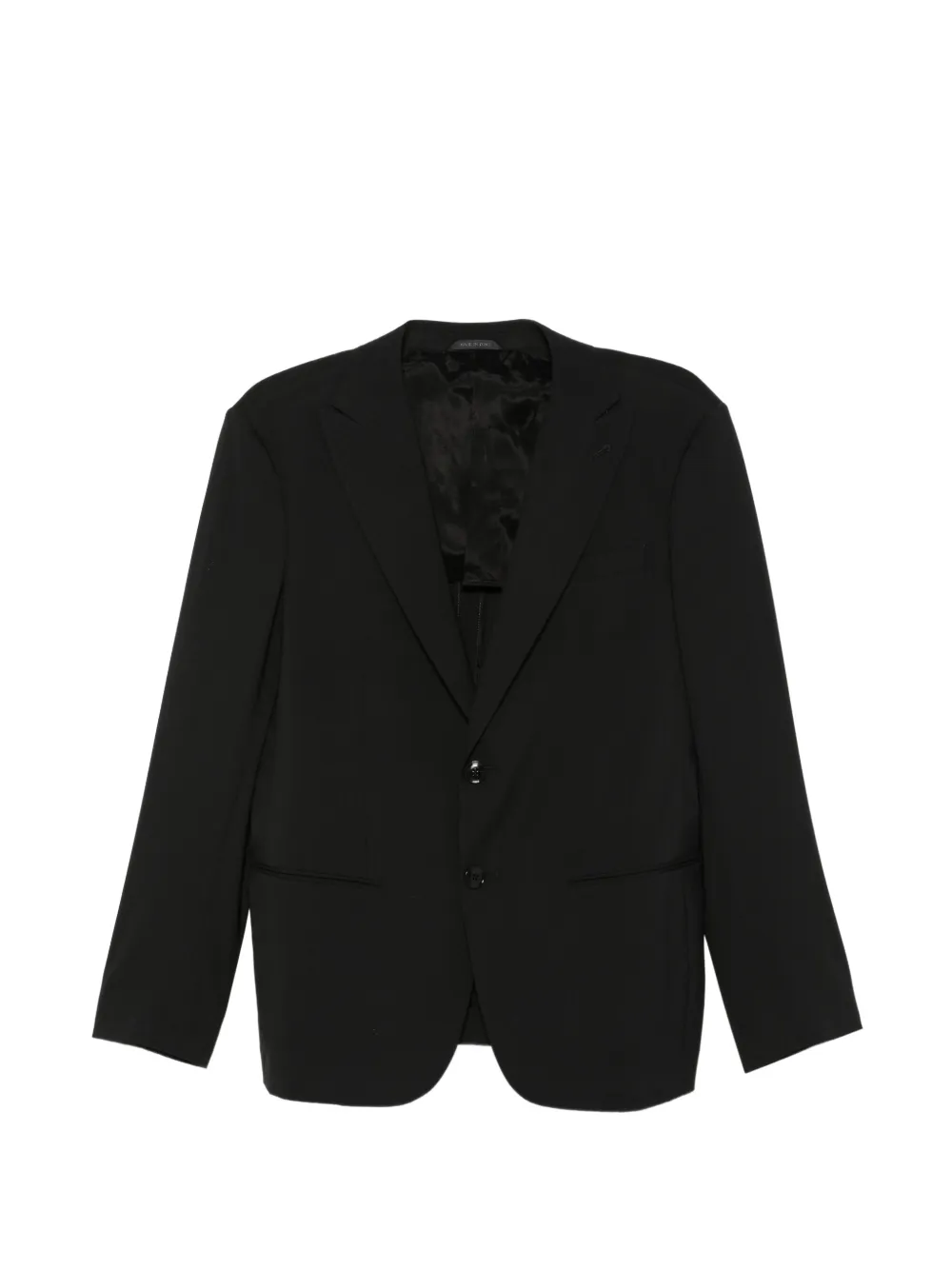 Giorgio Armani single-breasted notch-lapel suit - Nero