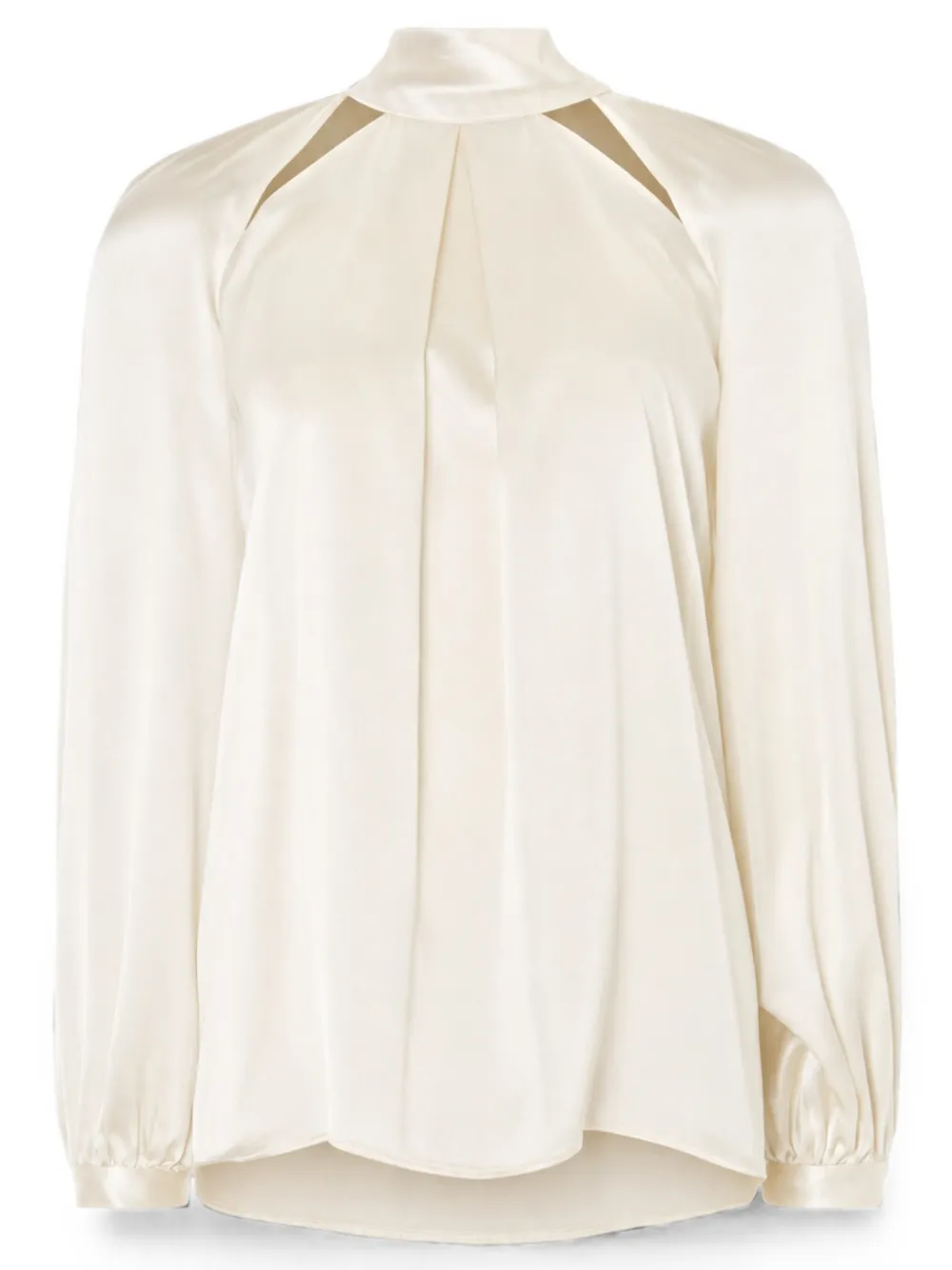 Temperley London Amerie zijden blouse met uitgesneden details Wit