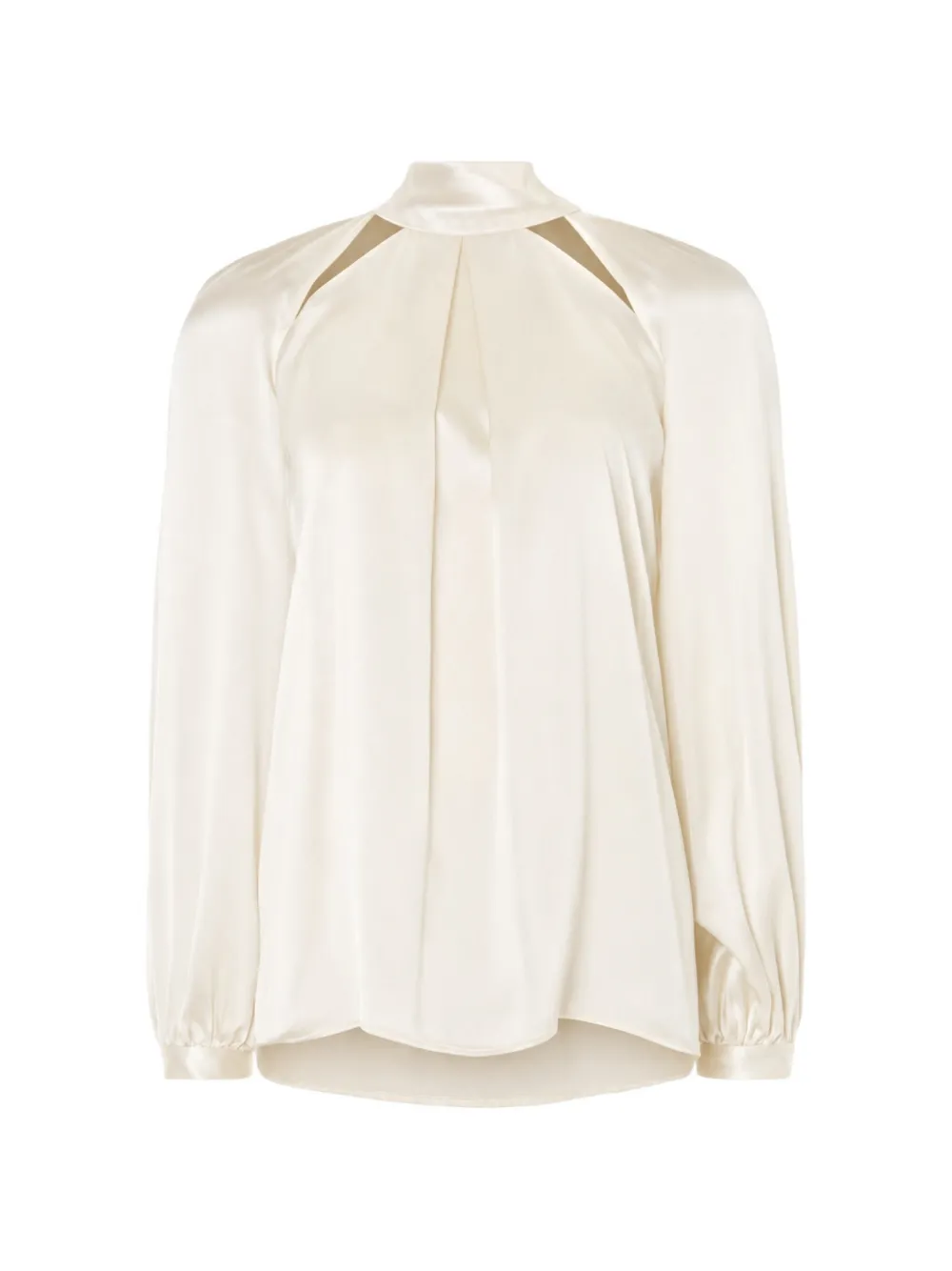 Temperley London Amerie cut-out silk blouse - White
