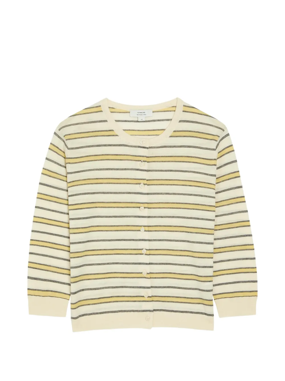 Vince striped button-up cardigan - Toni neutri