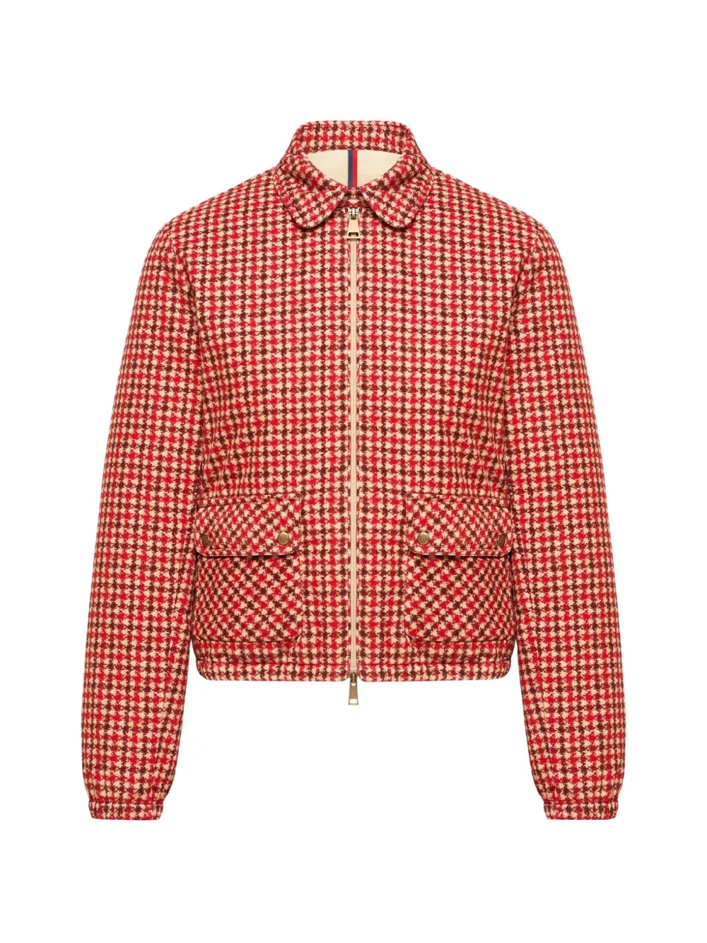 Moncler Lanset velvet down shirt jacket