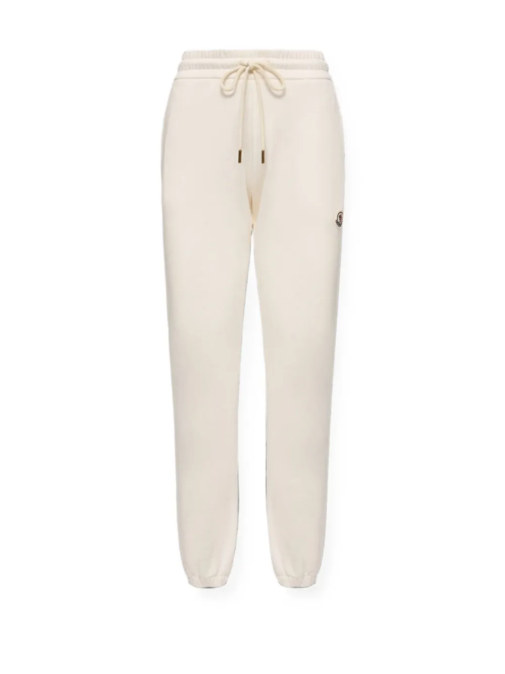 Moncler Fleece trainingsbroek met logo Beige
