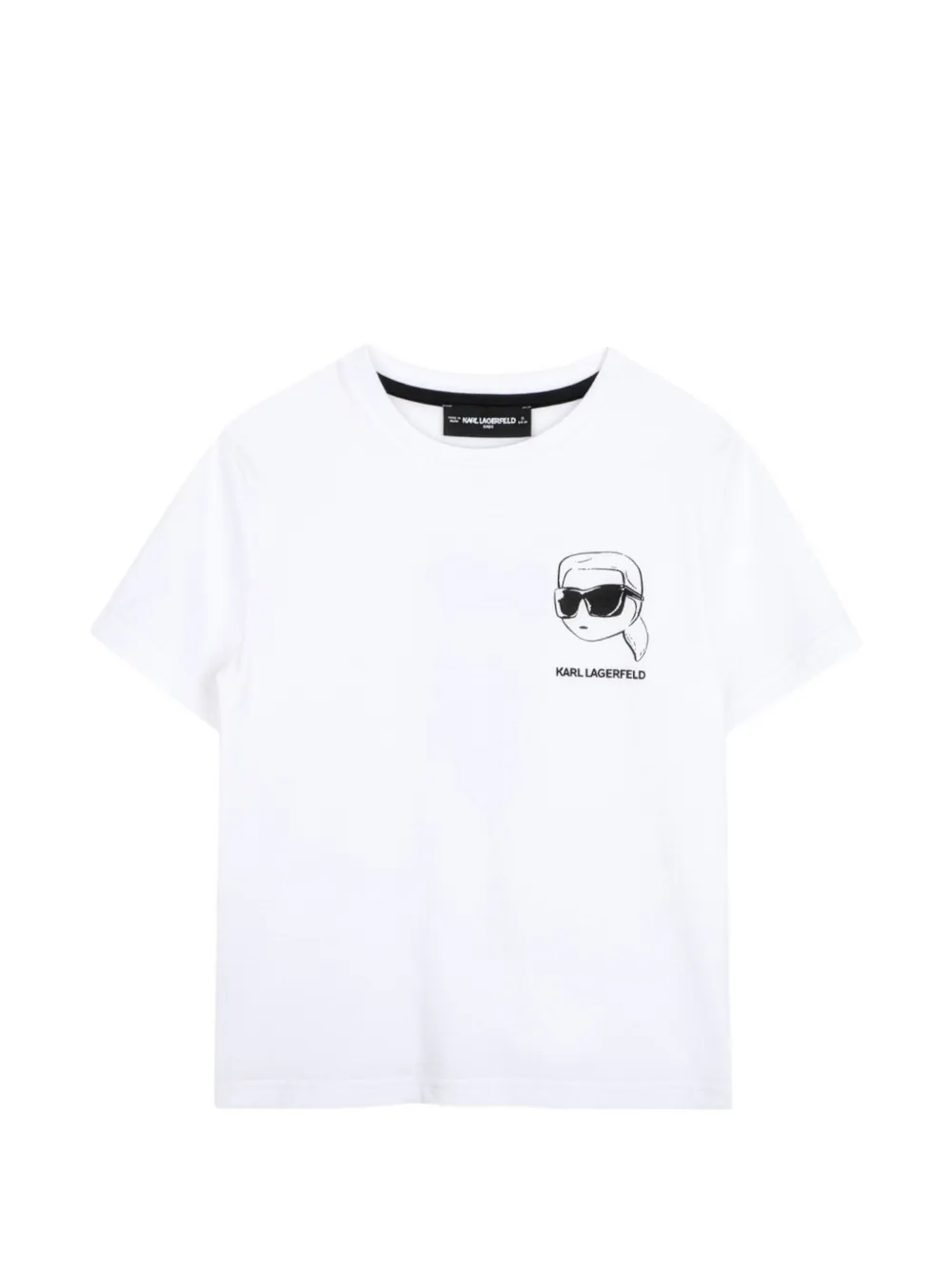 Karl Lagerfeld Kids graphic-print T-shirt - Bianco