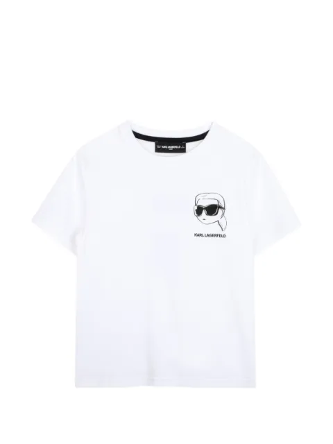Karl Lagerfeld Kids 아이코닉 프린트 티셔츠