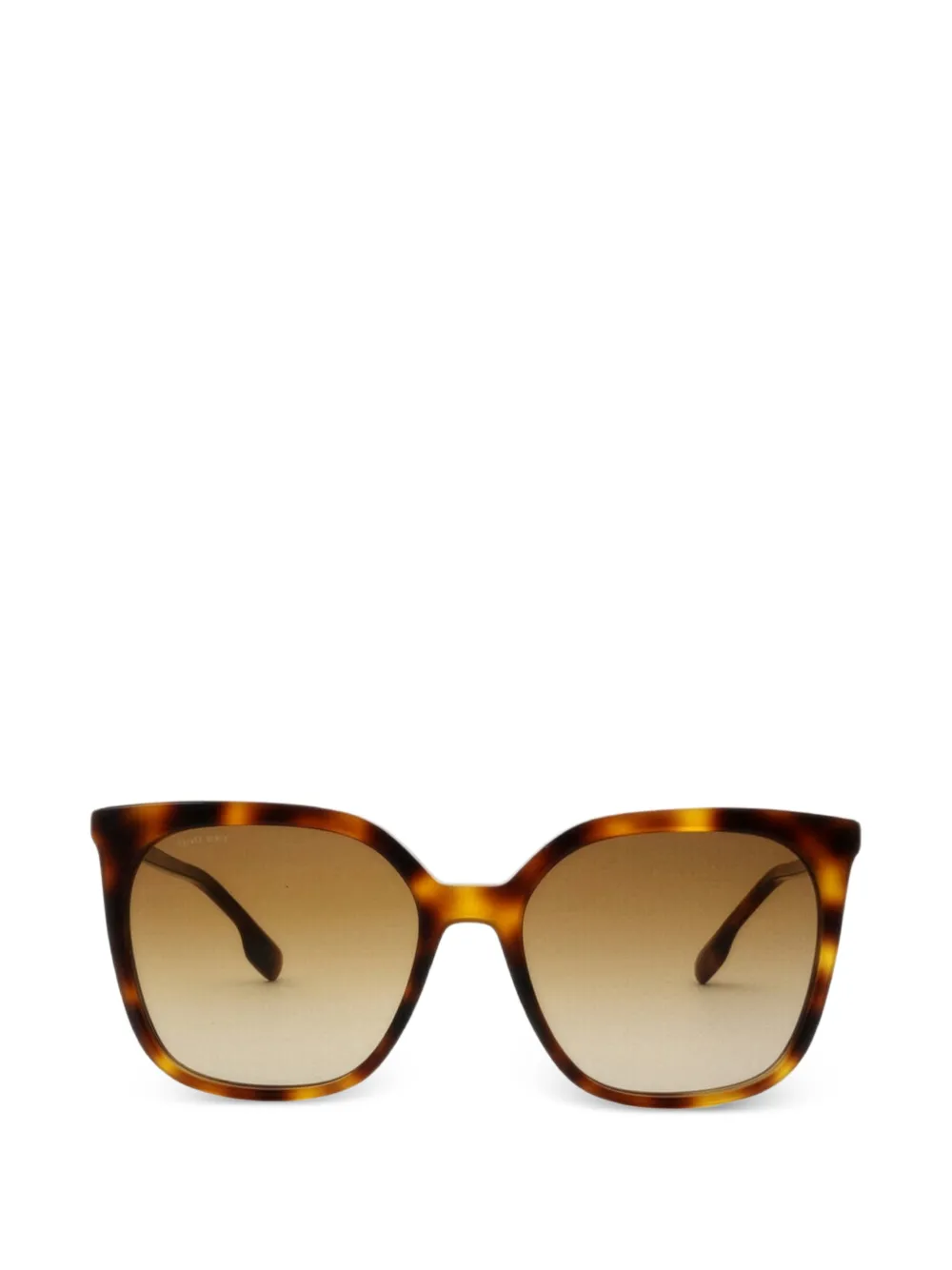 Burberry tortoiseshell-effect square-frame sunglasses - Marrone