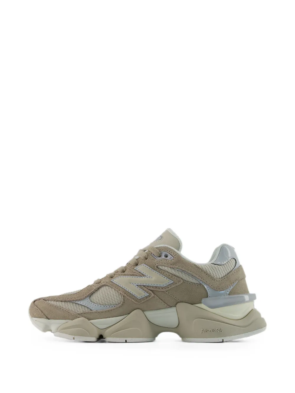 New Balance 9060 mesh-panelled sneakers Beige