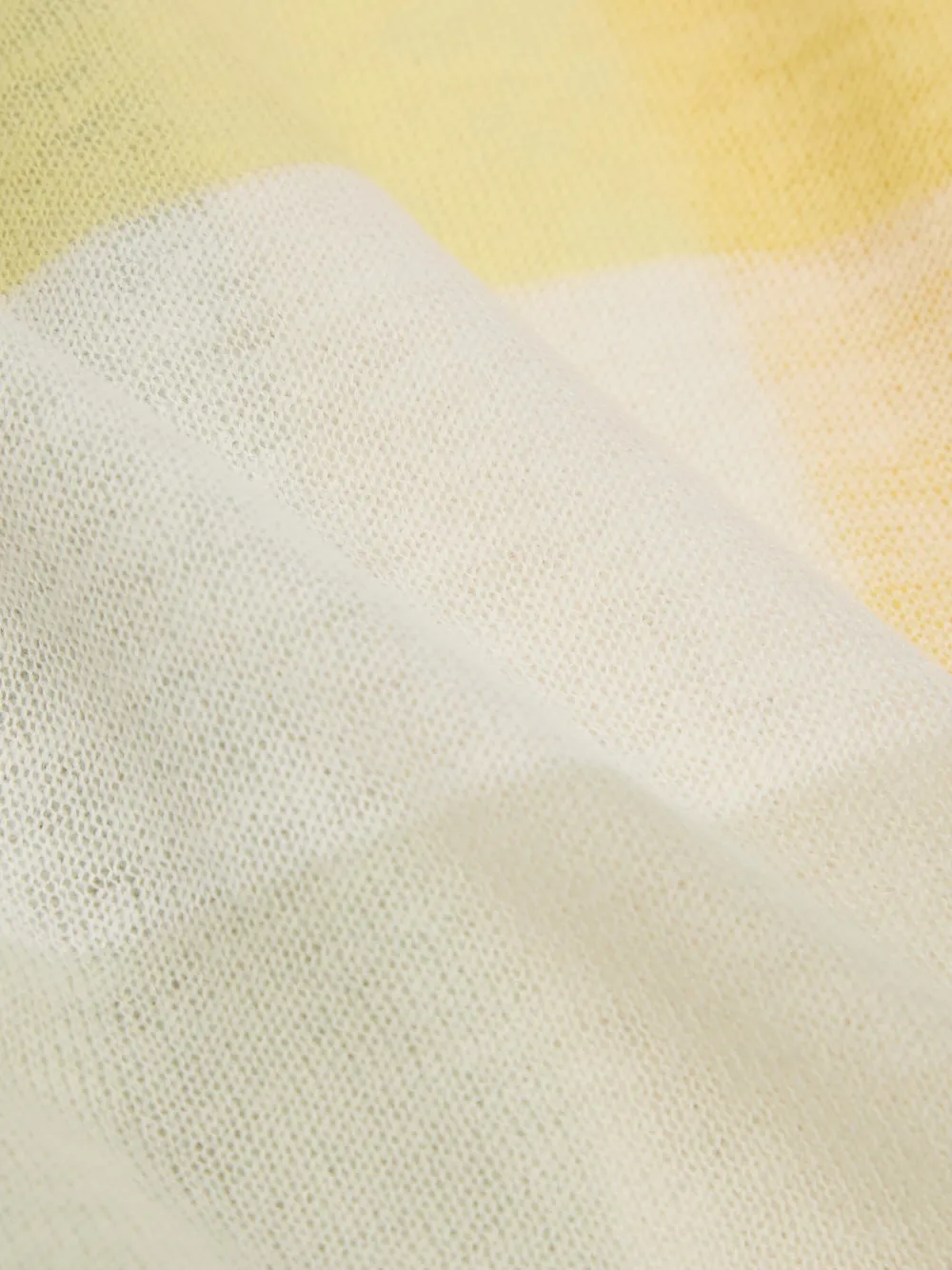 Vince Geruite mouwloze trui Beige