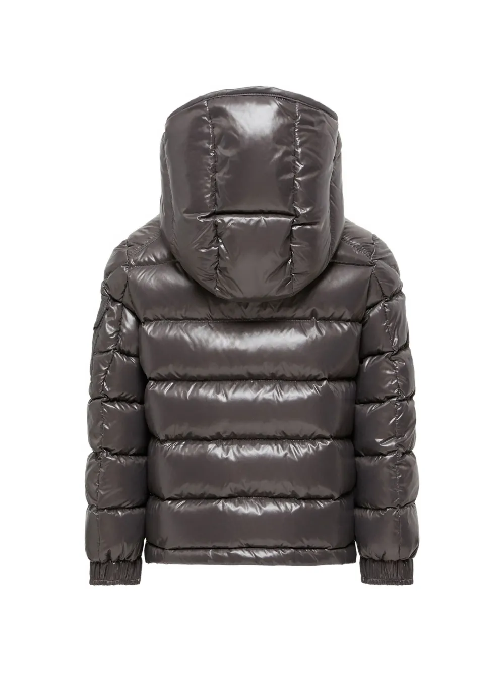Moncler Enfant Moncler Maya gewatteerd jack met capuchon Grijs
