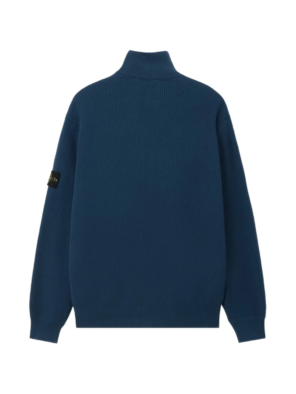 Stone Island Geribbeld jack van biologisch katoen Blauw