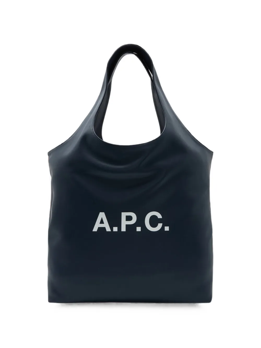 A.P.C. 니논 로고 프린트 토트 백 | 블루 | Image 1