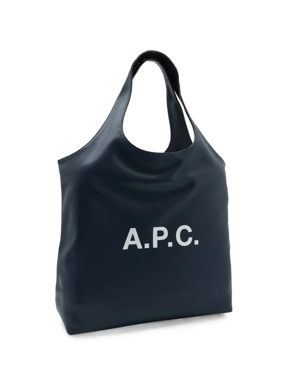 A.P.C. Ninon shopper met logoprint Blauw