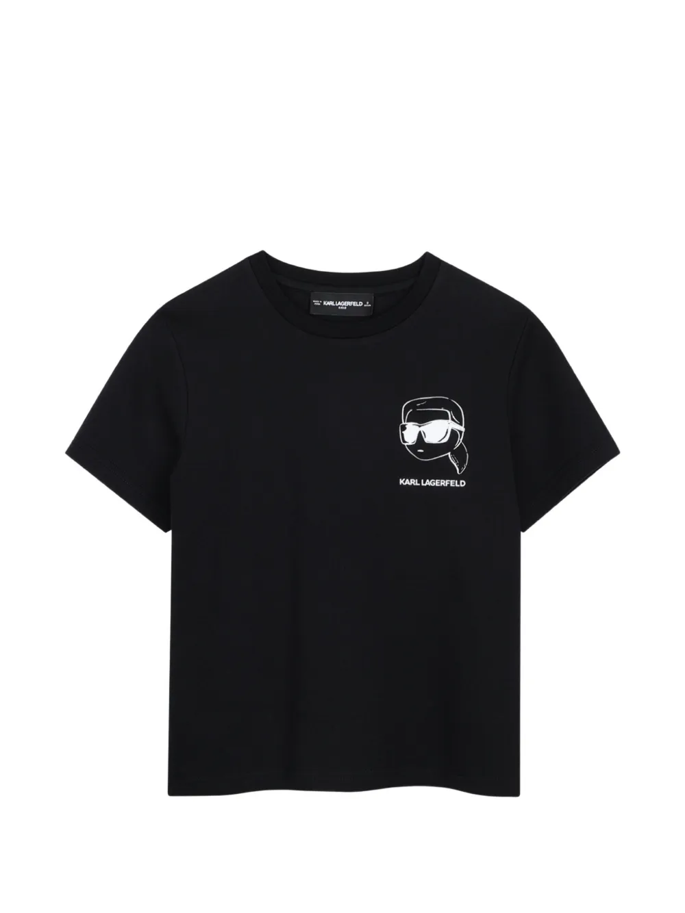 Karl Lagerfeld Kids logo-print short-sleeve T-shirt - Nero