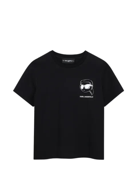 Karl Lagerfeld Kids logo-print short-sleeve T-shirt