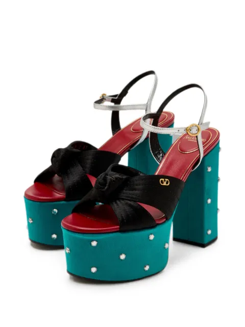 Valentino Garavani VLogo Signature crystal-embellished sandals